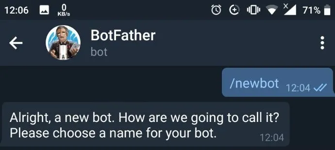 create new bot