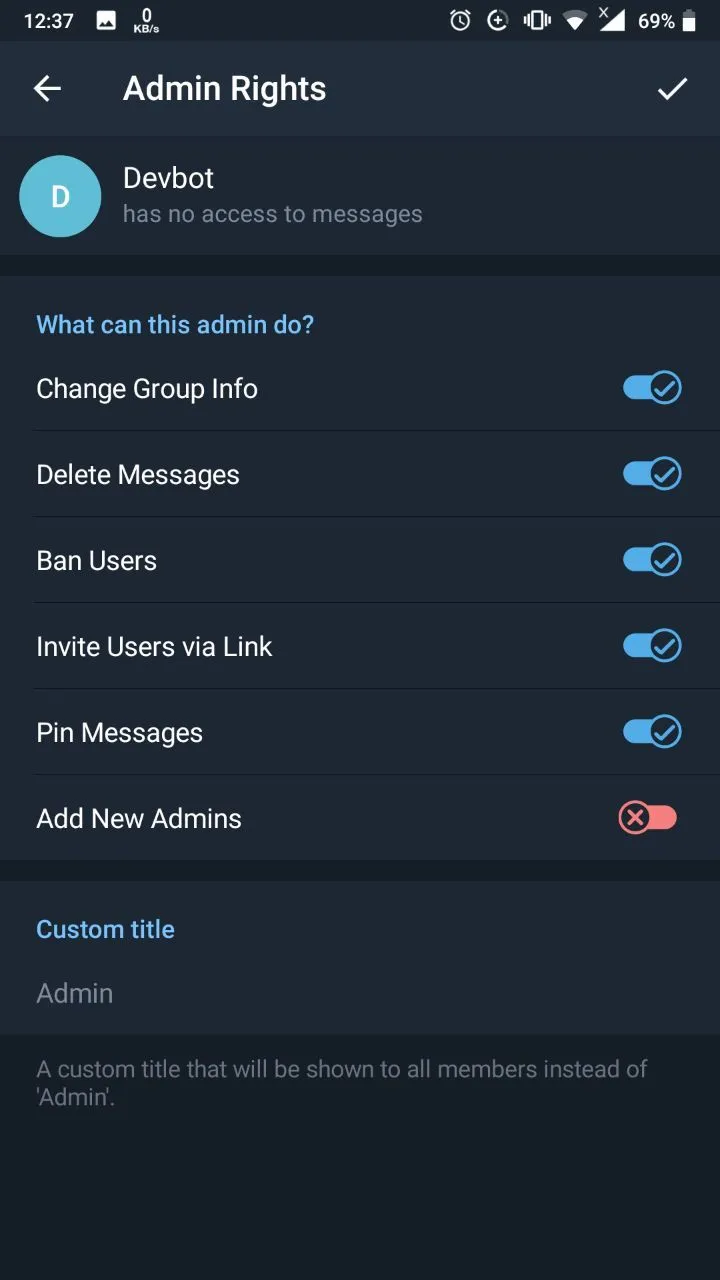 create new bot