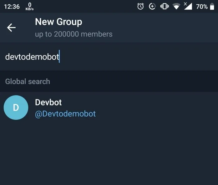 create new bot